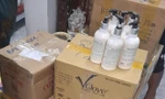 Tạm giữ hàng chục tấn hóa chất và mỹ phẩm không rõ nguồn gốc 
