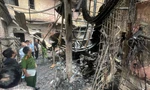 Cảnh tan hoang trong ngôi nhà cháy ở Hà Nội làm 14 người chết