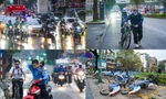 Không khí lạnh tràn về, người Hà Nội chật vật di chuyển trong gió mạnh