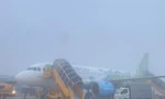 Mây mù liên tục 'bủa vây' sân bay Nội Bài 