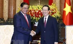 Chủ tịch nước Võ Văn Thưởng tiếp vị khách quốc tế đầu tiên sau nhậm chức 