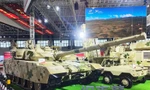 Xe tăng chiến đấu VT4A1 đang được trưng bày tại Airshow China 2022. Ảnh: Armyrecognition.