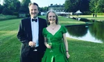Bà Liz Truss và ông Hugh O'Leary kết hôn năm 2000. Ảnh: Instagram.