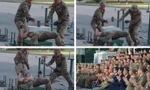 Binh sĩ Triều Tiên biểu diễn công phu đặc dị trước lãnh đạo Kim Jong-un