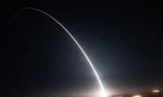 Tên lửa Minuteman III của Mỹ được phóng đi trong buổi thử nghiệm ngày 11/08/2021. Ảnh: Lực lượng Không gian Mỹ.