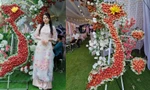 Độc lạ cổng cưới bằng vải thiều của cô dâu Lục Ngạn