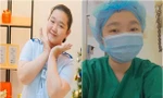 Nữ sinh Y Dược xung phong vào bệnh viện hỗ trợ, chăm sóc bệnh nhân F0