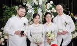 Hai chị em ruột cưới cùng ngày, bố mẹ cùng lúc đón hai chàng rể ngoại quốc