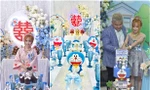 Đám cưới ngập tràn Doraemon của cô dâu miền Tây 