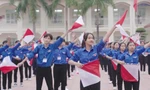 300 đoàn viên đồng diễn trên nền nhạc ca khúc Sứ mệnh thanh niên