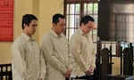 Các bị cáo tại phiên tòa. 