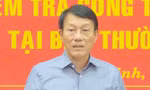 Bộ trưởng Bộ Công an, Thượng tướng Lương Tam Quang tại buổi làm việc tại Tây Ninh hôm nay 27/7.