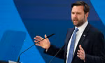 Phó Tổng thống Đức JD Vance phát biểu tại Hội nghị an ninh Munich ở Đức ngày 14/2. (Ảnh: AP)