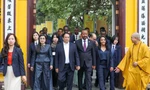 Thủ tướng Phạm Minh Chính cùng Thủ tướng Ethiopia thăm chùa Trấn Quốc