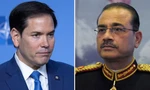 Ngoại trưởng Mỹ Marco Rubio và Tổng tư lệnh quân đội Pakistan Asim Munir. (Ảnh: AP)