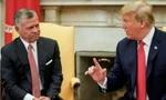 Vua Jordan Abdullah trong cuộc gặp Tổng thống Trump tại Nhà Trắng năm 2018. (Ảnh: Reuters)