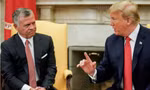Vua Jordan Abdullah trong cuộc gặp Tổng thống Trump tại Nhà Trắng năm 2018. (Ảnh: Reuters)