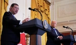 Tổng thống Mỹ Donald Trump và Thủ tướng Nhật Bản Ishiba Shigeru tại Nhà Trắng ngày 7/2. (Ảnh: Reuters)