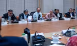 Thủ tướng Malaysia Anwar Ibrahim chủ trì cuộc họp của Trung tâm chỉ huy địa kinh tế quốc gia (NGCC) ngày 4/4, sau khi Tổng thống Mỹ Donald Trump công bố thuế đối ứng. (Ảnh: Instagram)