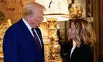 Tổng thống đắc cử Mỹ Donald Trump và trong cuộc gặp Thủ tướng Ý Giorgia Meloni. (Ảnh: Getty)