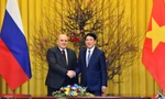 Thủ tướng Nga Mikhail Mishustin hội kiến Chủ tịch nước Lương Cường