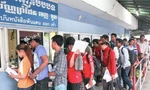 Khu vực cửa khẩu biên giới Campuchia - Thái Lan. (Ảnh: Khmer Times)