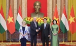 Chủ tịch nước Lương Cường chủ trì lễ đón chính thức Tổng thống Hungary