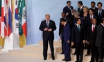 Tổng thống Trump dự thượng đỉnh G20 ở Đức năm 2017. (Ảnh: Reuters)