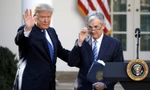 Tổng thống Mỹ Donald Trump và Chủ tịch Fed Jerome Powell. (Ảnh: Reuters)