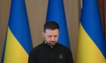 Tổng thống Ukraine Volodymir Zelensky. (Ảnh: AP)