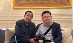 Ông Hun Sen sang Thái Lan thăm ông Thaksin tháng 2/2024. (Ảnh: Fb)