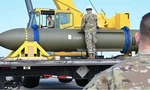  Bức ảnh quả bom phá boongke GBU-57 tại căn cứ không quân Whiteman ở Missouri do Không quân Mỹ công bố ngày 2/5/2023. (Ảnh: AP) 