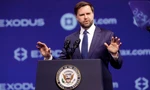 Phó Tổng thống Mỹ JD Vance phát biểu tại Hội nghị Bitcoin ngày 28/5. (Ảnh: Reuters)