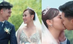 Fan 'cười ngặt' phát hiện nụ hôn giả của Nam (Phương Oanh) – Long (Mạnh Trường) ở lễ cưới