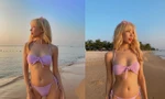 Ca sĩ 'Ghen cô vy' tung ảnh bikini 'thiêu đốt' ánh nhìn