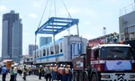 Hai đoàn tàu cuối cùng của tuyến Metro số 1 về đến TPHCM sáng 6/5 