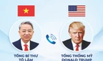 Tổng Bí thư Tô Lâm điện đàm với Tổng thống Mỹ Donald TrumpẢnh: TTXVN