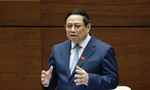 Thủ tướng Phạm Minh Chính trả lời chất vấn đại biểu Quốc hội Ảnh: Như Ý