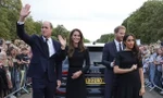 Công nương Kate khó chịu khi đi cạnh Harry và Meghan