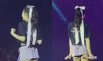Jennie (BlackPink) mặc váy quá ngắn, lộ nội y 