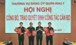 Bản tin 8H: Thường vụ Đảng ủy Quân khu 7 công bố, trao quyết định về công tác cán bộ