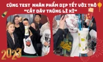 Cắt dây rút lì xì - "test nhân phẩm" đầu năm: May mắn cắt trúng iPhone, xui thì bị trét bánh