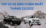Top 10 ô tô có doanh số thấp nhất tháng 11 tại Việt Nam