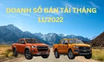 Doanh số xe bán tải tháng 11