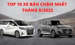 Top 10 xe có doanh số thấp nhất tháng 8
