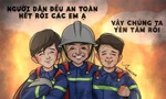Cộng đồng mạng xúc động trước những bức tranh tri ân 3 chiến sĩ cảnh sát hy sinh khi chữa cháy