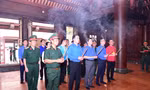 Bí thư T.Ư Đoàn dâng hương tại Đền thờ liệt sĩ Chiến trường Điện Biên Phủ