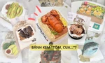 "U là trời" với những chiếc bánh sinh nhật theo phong cách tả thực đầy tôm, cua, cá khô