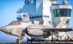 HMS Queen Elizabeth có một phi đội 10 chiếc F-35B của Thủy quân lục chiến Mỹ bay cùng với các tiêm kích F-35 do Anh vận hành
