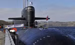  Tàu ngầm tên lửa đạn đạo K-84 Ekaterinburg chạy bằng năng lượng hạt nhân của Nga ở Murmansk, ngày 23 tháng 5 năm 2018. TASS/Getty Images